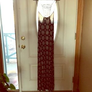 Forever 21 long black dress.